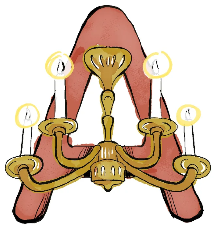 Ilustrasi huruf A